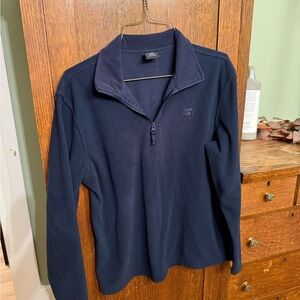 Vintage‎ starter fleece Navy Blue Quarter-Zip
